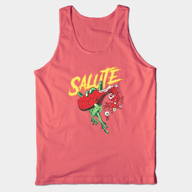 Salute Tank Top by denufaw